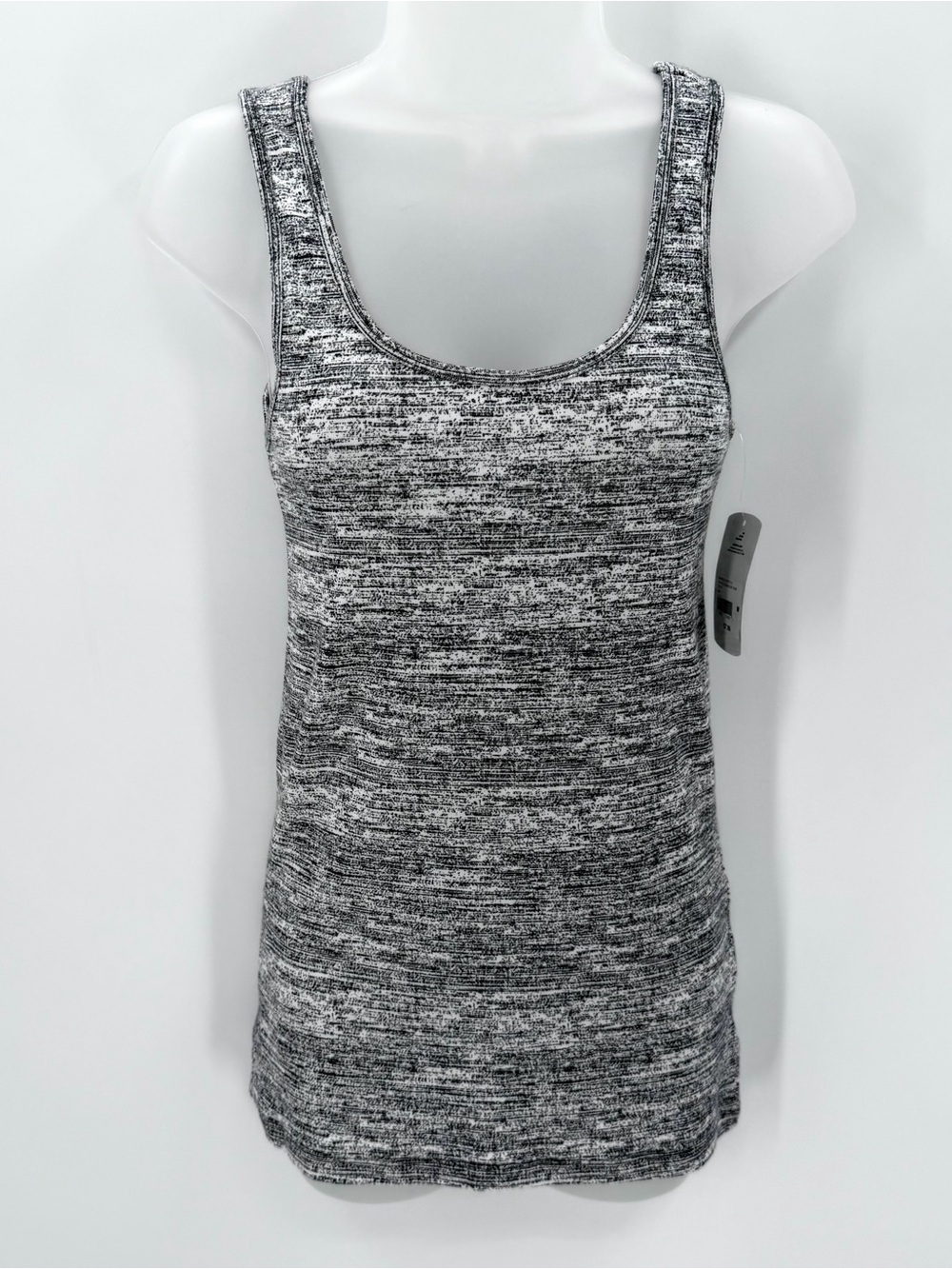 BCG Tank Top Womens M Black White Athletic Lifestyle Printed Signature NEW